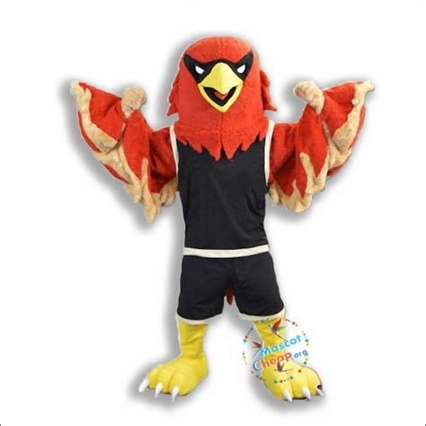 Custom Handsome Falcon Mascot Costume Cheap and Free Shipping