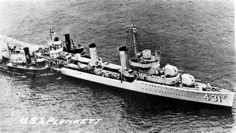 Destroyer Photo Index DD-431 USS PLUNKETT