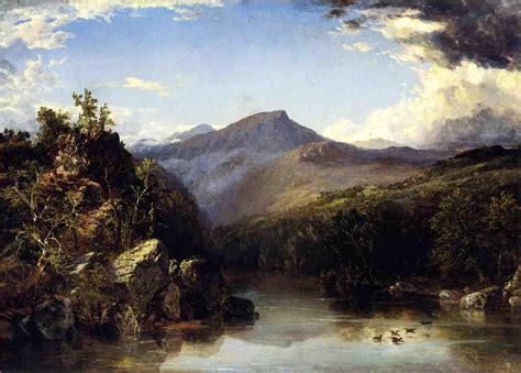 Landscape (aka A Reminiscence of the White Mountains) 1852 Painting ...