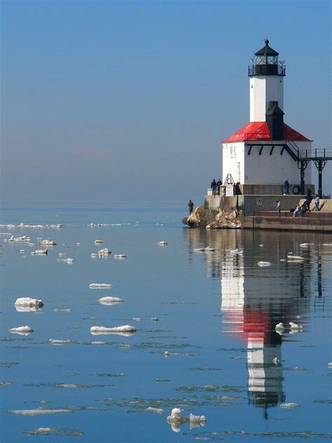 Michigan City Lighthouse | Lighthouse pictures, Beautiful lighthouse ...