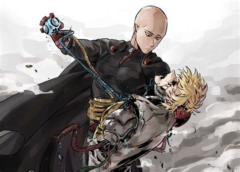 One Punch Man - Evil Saitama VS Genos | One punch man funny, One punch ...