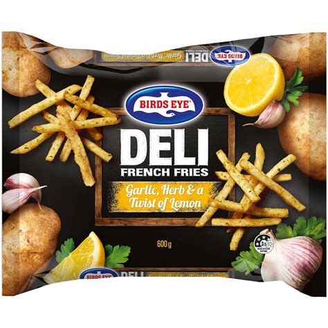 Birds Eye Deli French Fries Garlic Herb & Lemon 600g | Woolworths