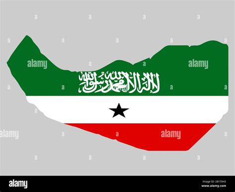 Republic of Somaliland Map flag Vector Stock Vector Image & Art - Alamy