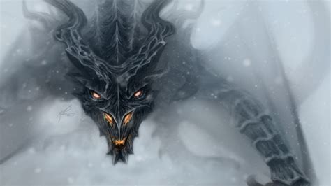 Black dragon illustration, fantasy art, dragon, face, wings HD ...