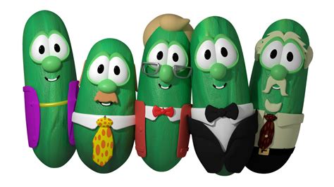 VeggieTales - Larry's Family Render by JaniceEmmonsFan1990 on DeviantArt