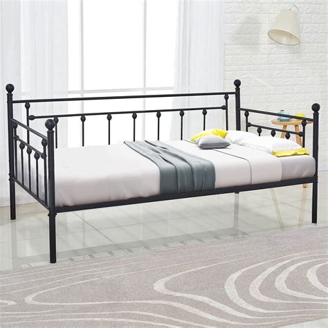 Metal Daybed Twin Size Black/White | Wydmire | Reviews on Judge.me