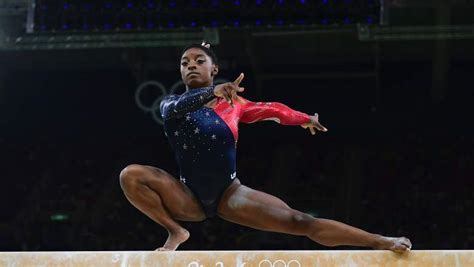 Simone Biles' Balance Beam in Finals Was Amazing