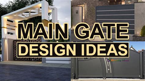 Modern Entrance Gate Designs