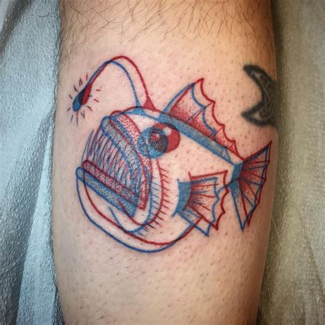 3D Angler Fish tattoo by Winston the Whale @WinstonTheWhale on ...