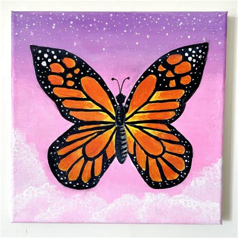 Simple Paintings Of Butterflies