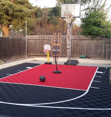 Outdoor Basketball Court Floor