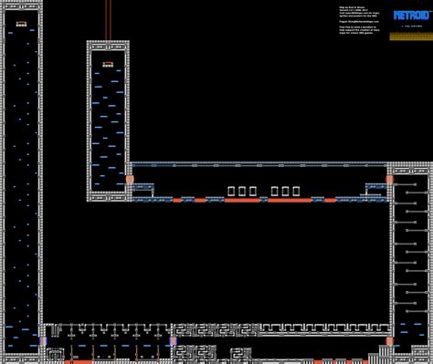 Metroid - Tourian - Nintendo NES Map BG