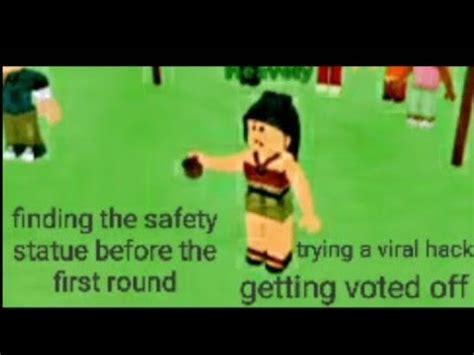 Finding the safety statue before the round starts/total Roblox drama ...