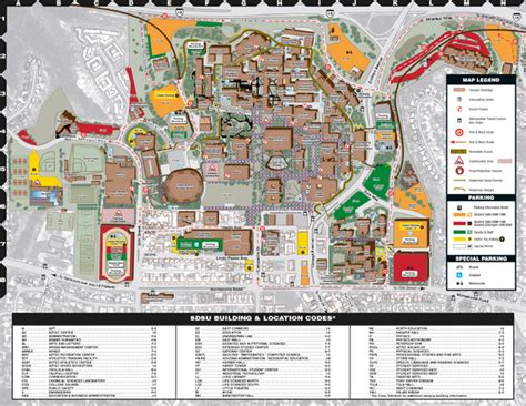 Sdsu Campus Map Pdf | Draw A Topographic Map