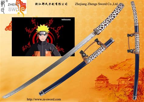 Japanese Sword -Uzumaki Naruto Replica Sword Katana Cosplay Props ...