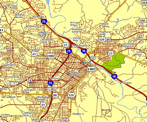 City Map of Macon