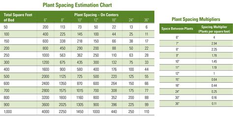 Square Foot Gardening Planting Chart Pdf | Fasci Garden