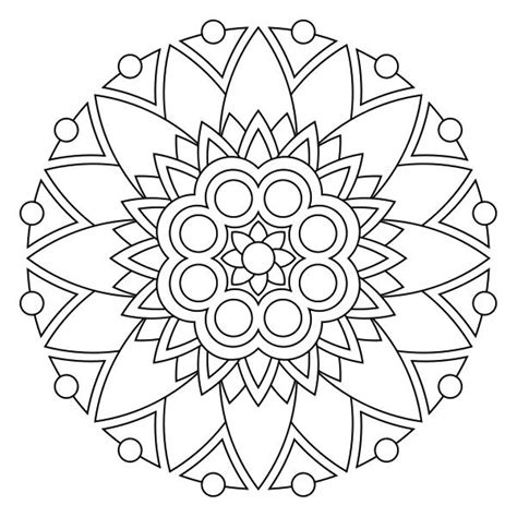 Easy Mandala Drawing at GetDrawings | Free download