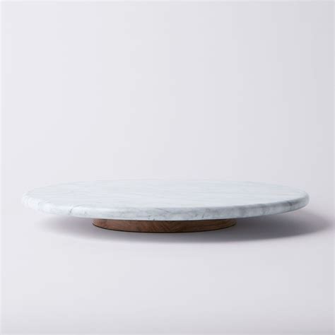 Food52 Marble Lazy Susan, 16 Inches, White & Grey on Food52