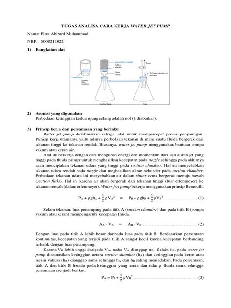 Water Jet Pump | PDF