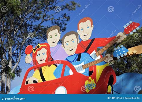 The Wiggles Characters at Dreamworld Editorial Image - Image of happy ...