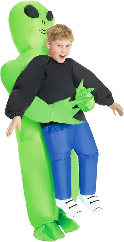 Morph Green Inflatable Alien Costume Kids Inflatable Costumes For Kids ...