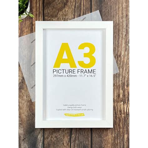 White A3 Frame | Picture Frames | Your Image 2 Canvas