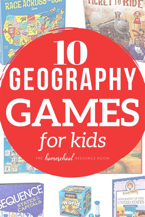 10 FUN Geography Games for Kids - The Homeschool Resource Room