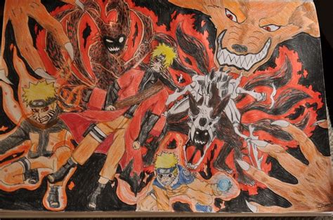 Naruto 9 tails vs sasuke demon 2021