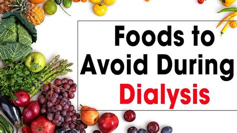 Foods To Avoid During Dialysis - Diet Plan for kidney Patients - Kidney ...