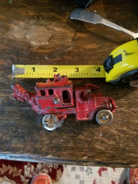 Vintage Cast Iron Hubley Toy Truck- Wrecker? Tow Truck parts or repair ...