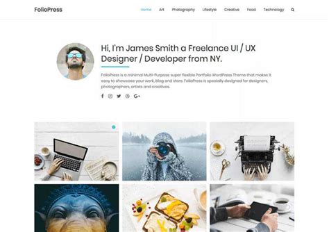 The 20 Best Free WordPress Portfolio Themes for Creatives in 2021 ...