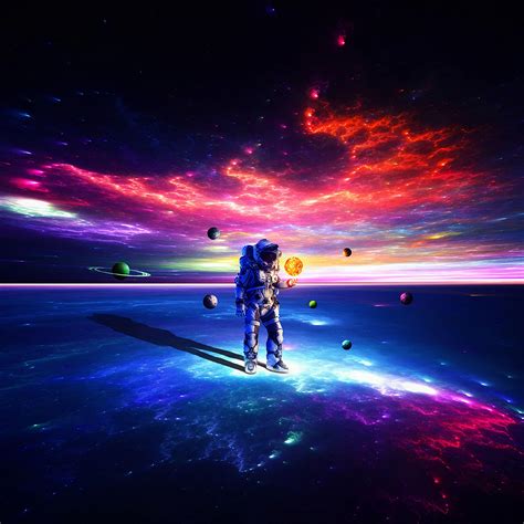 Floating In Space Wallpaper