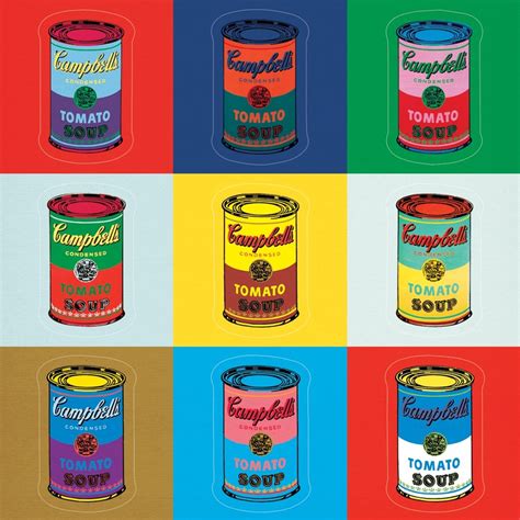 Campbell's Soup Can Sticker Sheet, Andy Warhol | ubicaciondepersonas ...