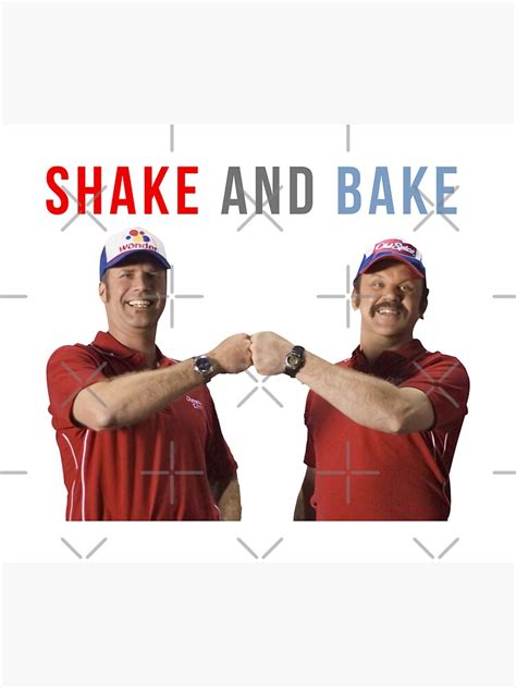 "Ricky Bobby Shake and Bake" Sticker for Sale by Noodlessee | Redbubble