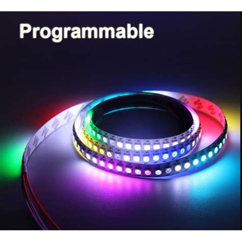 Flexible Waterproof 5V, IP65 RGB Addressable LED Strip - 1M (5050) SMD ...