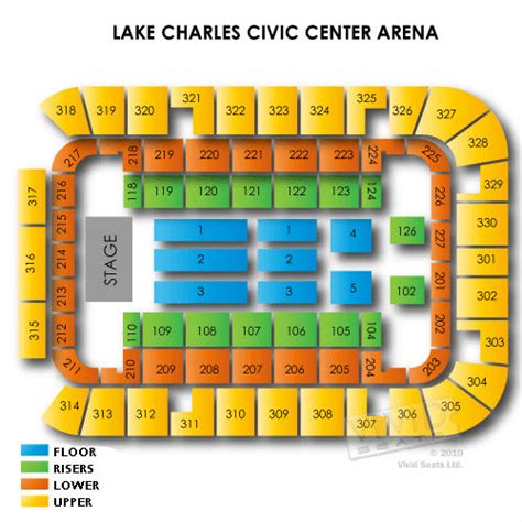 Lake Charles Civic Center Arena Seating Chart | Vivid Seats