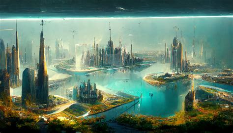 Futuristic City Landscape 2 by IntiArt on DeviantArt