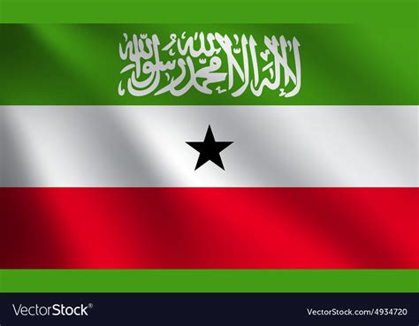 Somaliland flag Royalty Free Vector Image - VectorStock