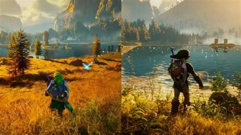 The Legend of Zelda: Ocarina of Time, ecco il Lago Hylia ricreato in ...