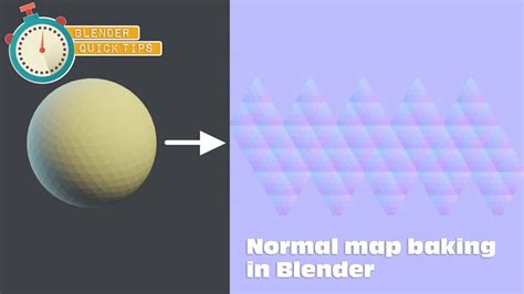 Normal map baking in Blender - YouTube