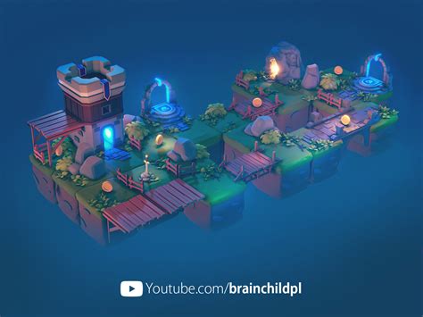 Low Poly - Blender & Unity Game Assets | 3d Game Design | Images :: Behance