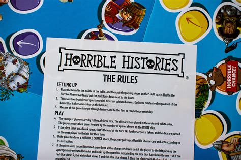 Review : Horrible Histories The Board Game - Counting To Ten