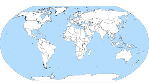 World Map - Continents & Oceans Diagram | Quizlet