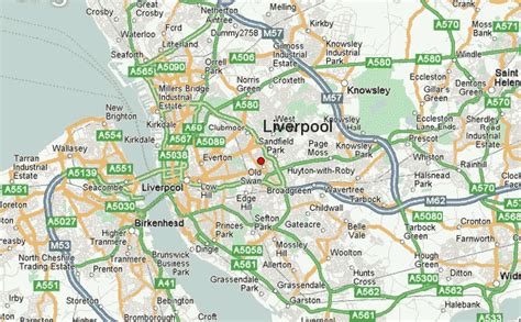 Map of Liverpool Area