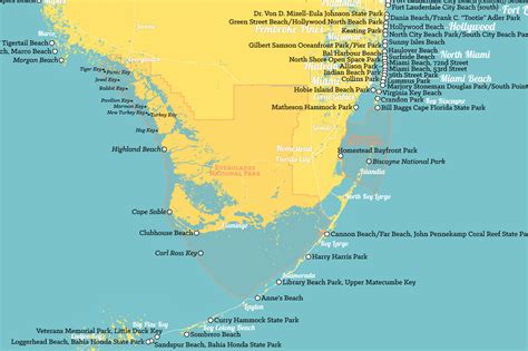 New Map Of Florida Coastline