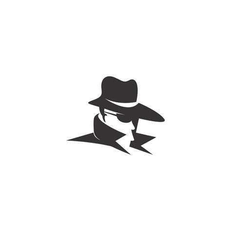 Secret agent icon logo design 11862566 Vector Art at Vecteezy