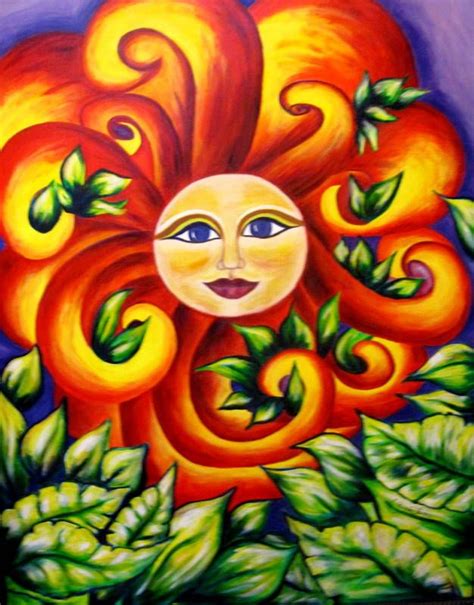 hispanic artist - Google Search | Sun painting, Hispanic art, Sun art