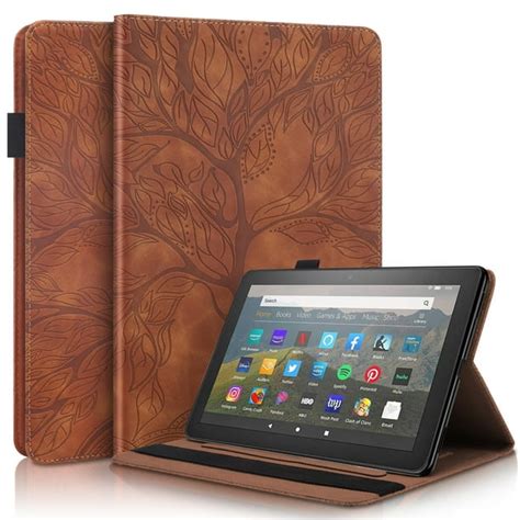 Fire HD 10 11th Gen Cover with Pencil Holder, Kindle Fire HD 10 Plus ...