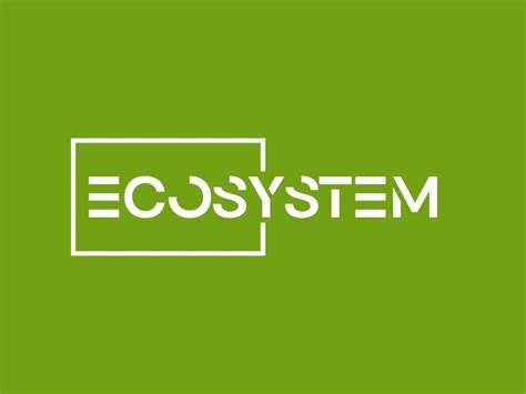 ecosystem logo design - LogoAI.com